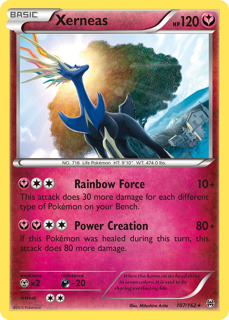 Xerneas (107/162) (Cosmos Holo) (Blister Exclusive) [XY: BREAKthrough] | A1Comics