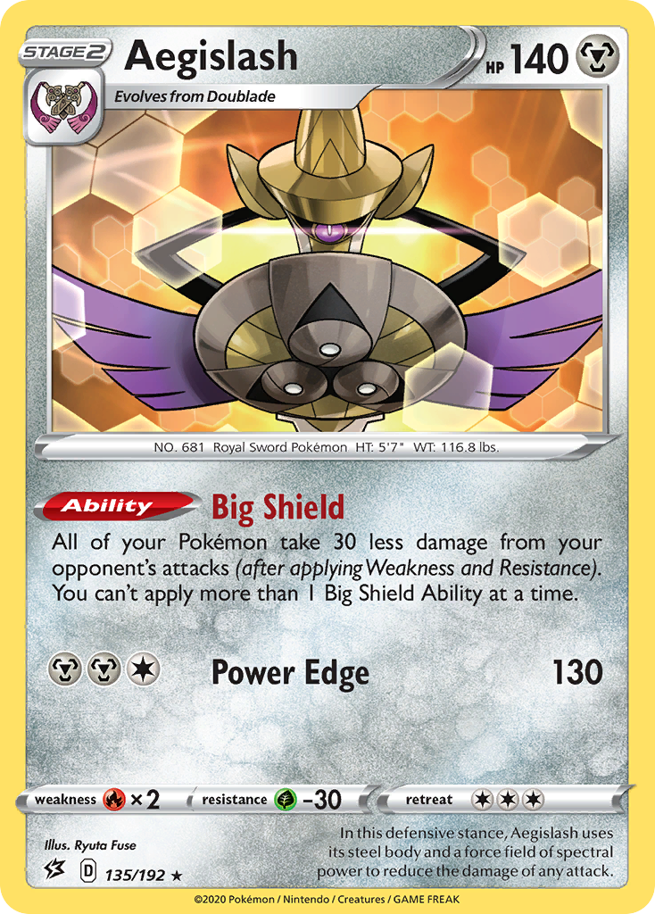 Aegislash (135/192) [Sword & Shield: Rebel Clash] | A1Comics