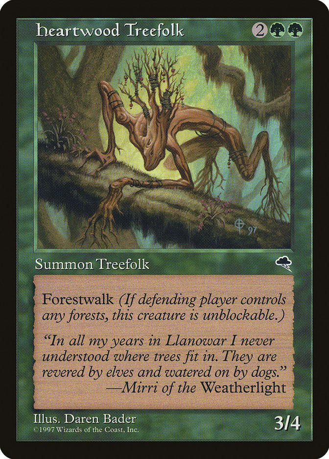 Heartwood Treefolk [Tempest] | A1Comics