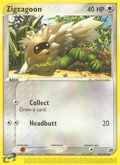 Zigzagoon (85/100) [EX: Sandstorm] | A1Comics