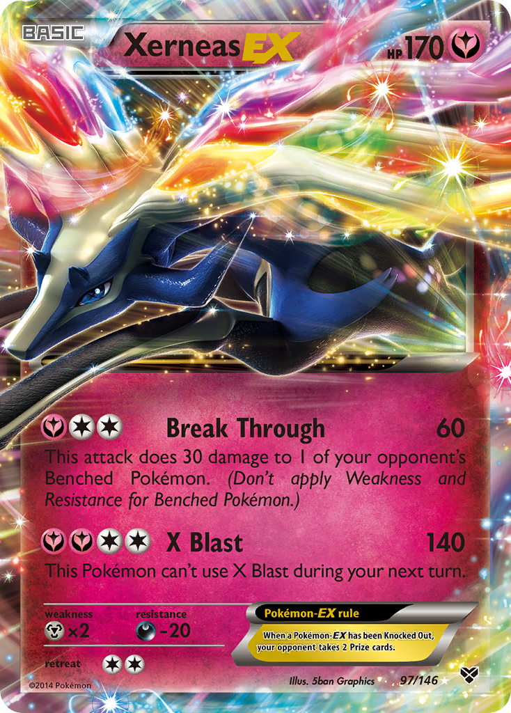 Xerneas EX (97/146) [XY: Base Set] | A1Comics