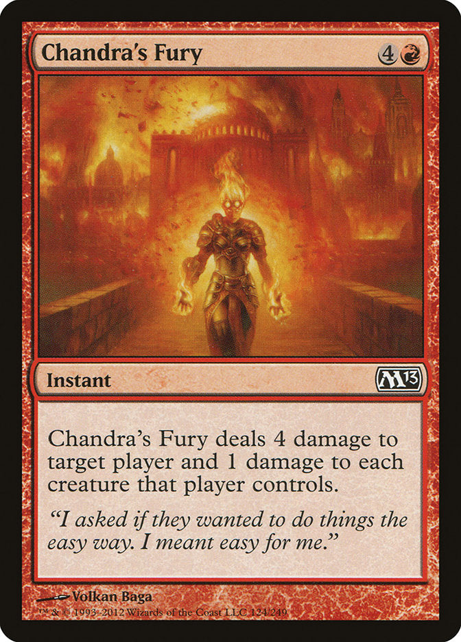 Chandra's Fury [Magic 2013] | A1Comics