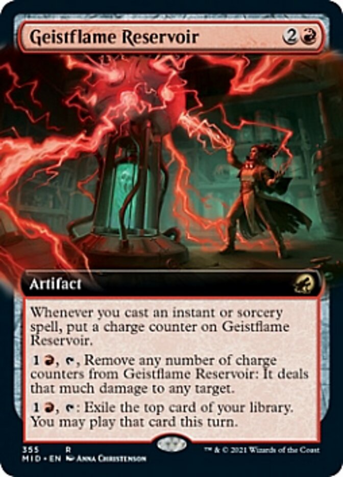 Geistflame Reservoir (Extended Art) [Innistrad: Midnight Hunt] | A1Comics