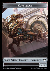 Zombie (0019) // Construct (0042) Double-Sided Token [Commander Masters Tokens] | A1Comics