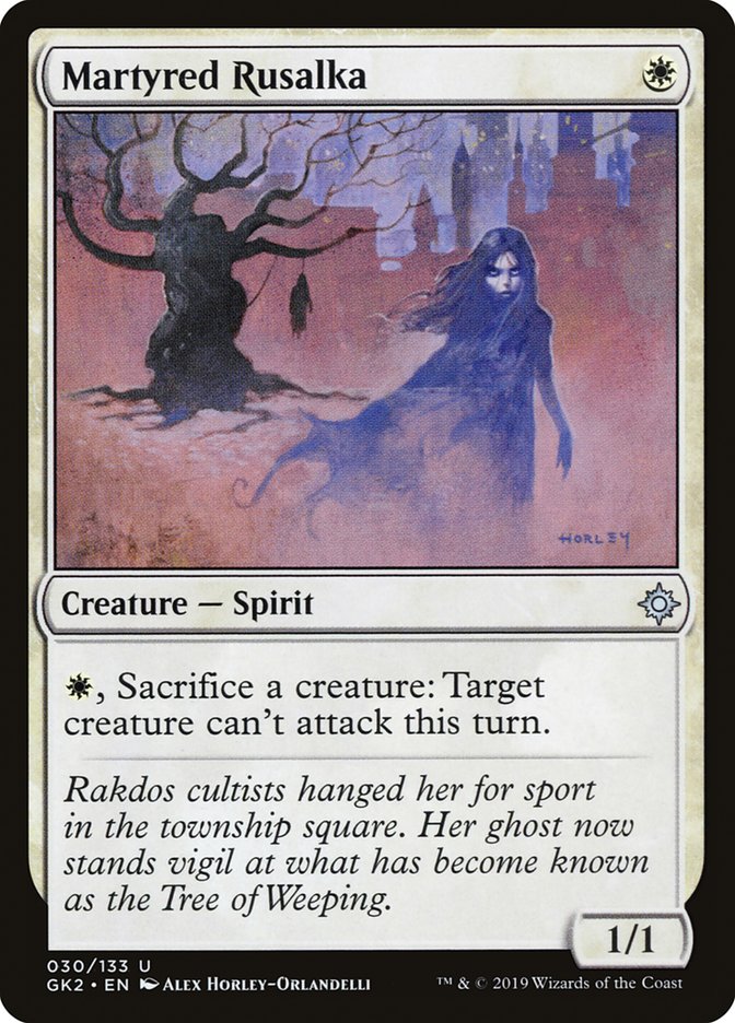 Martyred Rusalka [Ravnica Allegiance Guild Kit] | A1Comics