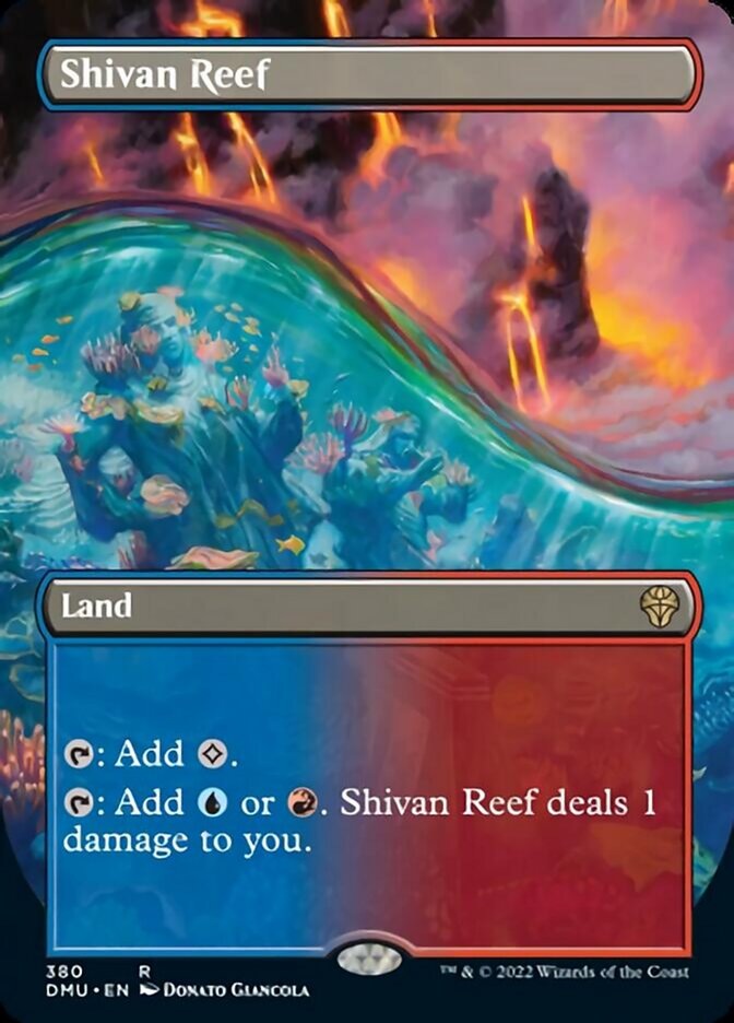 Shivan Reef (Borderless Alternate Art) [Dominaria United] | A1Comics