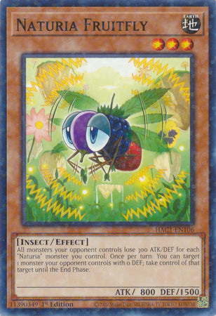 Naturia Fruitfly (Duel Terminal) [HAC1-EN106] Common | A1Comics