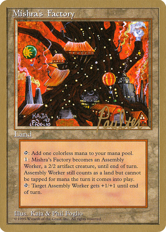 Mishra's Factory (Preston Poulter) [Pro Tour Collector Set] | A1Comics