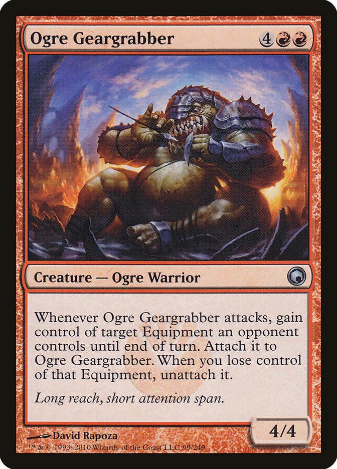 Ogre Geargrabber [Scars of Mirrodin] | A1Comics