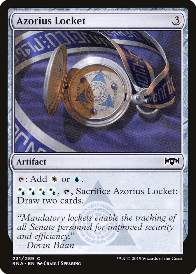 Azorius Locket [Ravnica Allegiance] | A1Comics