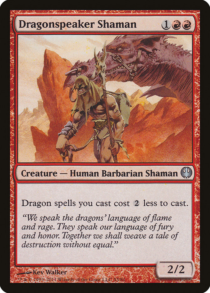 Dragonspeaker Shaman [Duel Decks: Knights vs. Dragons] | A1Comics