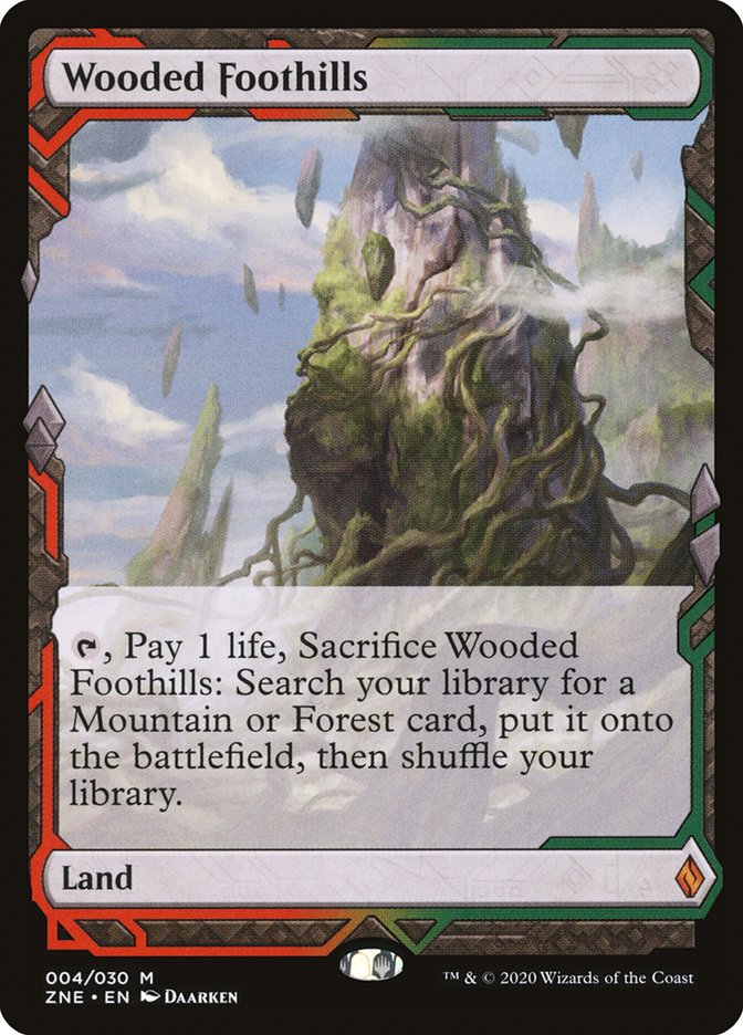 Wooded Foothills (Expeditions) [Zendikar Rising Expeditions] | A1Comics