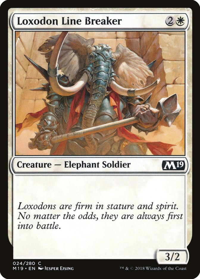 Loxodon Line Breaker [Core Set 2019] | A1Comics