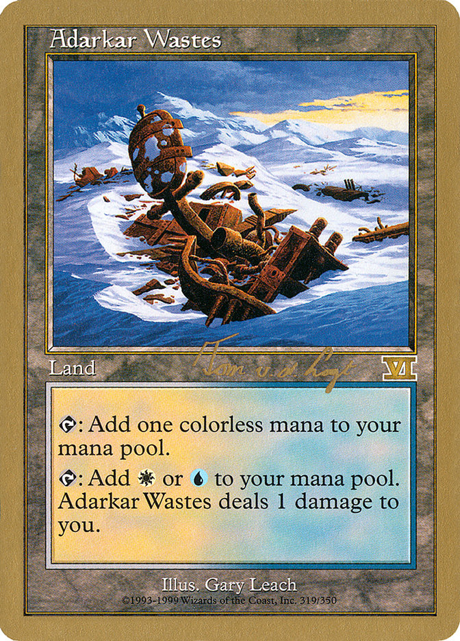 Adarkar Wastes (Tom van de Logt) [World Championship Decks 2000] | A1Comics