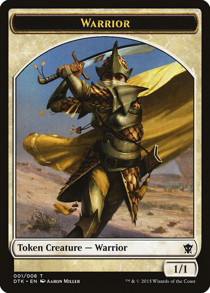 Warrior Token [Dragons of Tarkir Tokens] | A1Comics