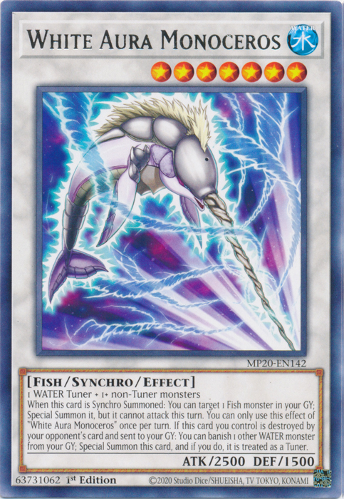 White Aura Monoceros [MP20-EN142] Rare | A1Comics