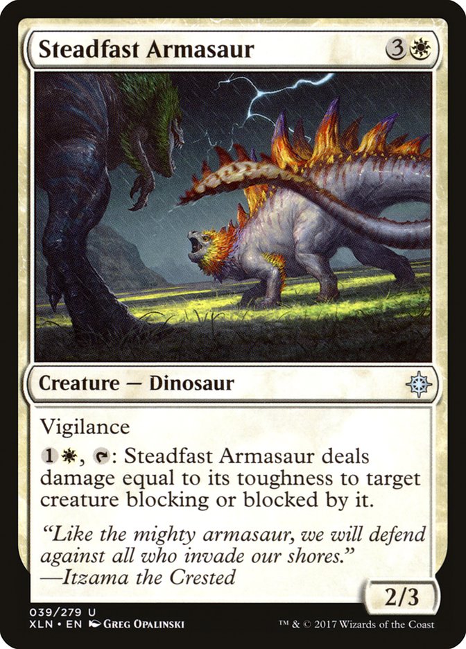 Steadfast Armasaur [Ixalan] | A1Comics