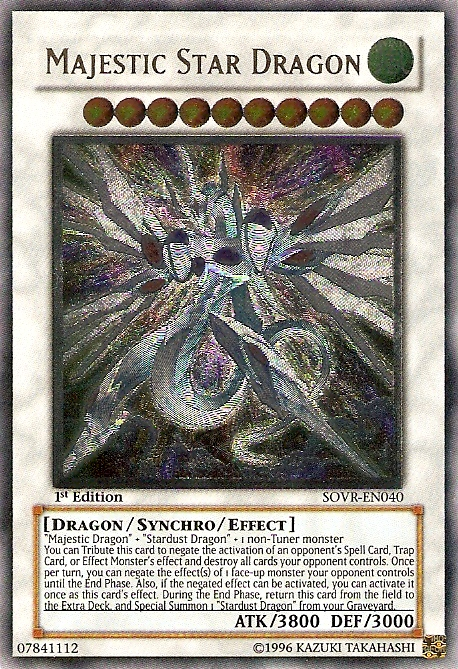 Majestic Star Dragon [SOVR-EN040] Ultimate Rare | A1Comics