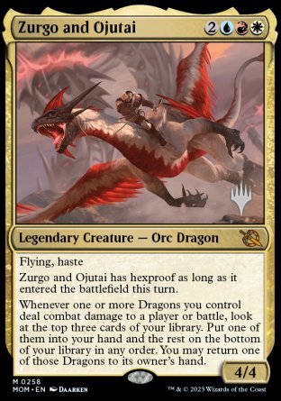 Zurgo and Ojutai (Promo Pack) [March of the Machine Promos] | A1Comics