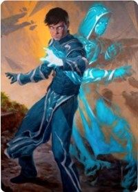 Jace, Mirror Mage 1 Art Card [Zendikar Rising Art Series] | A1Comics