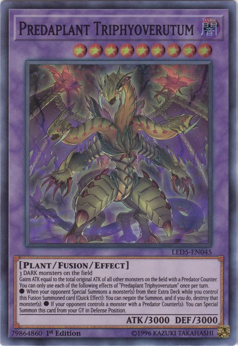 Predaplant Triphyoverutum [LED5-EN045] Super Rare | A1Comics