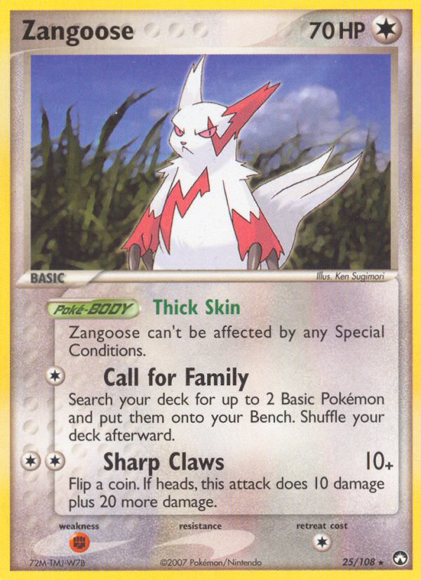 Zangoose (25/108) [EX: Power Keepers] | A1Comics