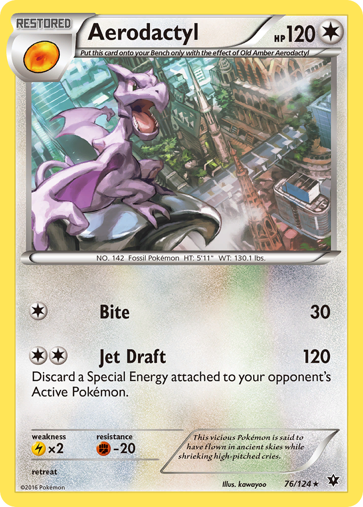 Aerodactyl (76/124) [XY: Fates Collide] | A1Comics