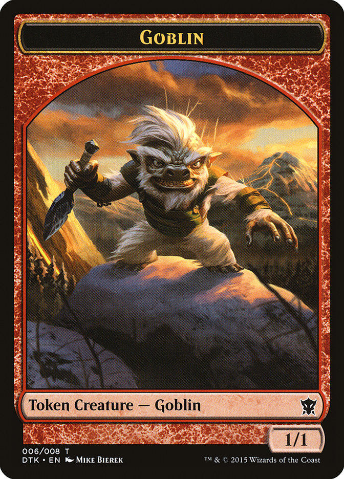 Goblin Token [Dragons of Tarkir Tokens] | A1Comics