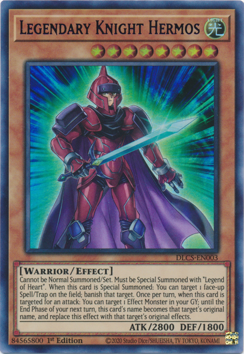 Legendary Knight Hermos (Purple) [DLCS-EN003] Ultra Rare | A1Comics