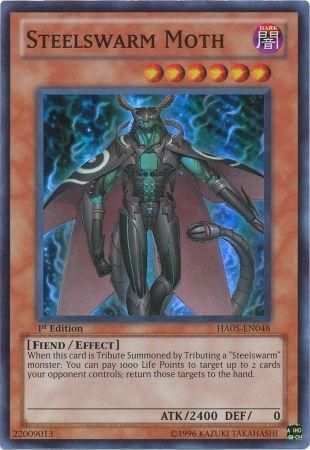 Steelswarm Moth [HA05-EN048] Super Rare | A1Comics