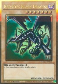 Red-Eyes Black Dragon [MAGO-EN003] Gold Rare | A1Comics