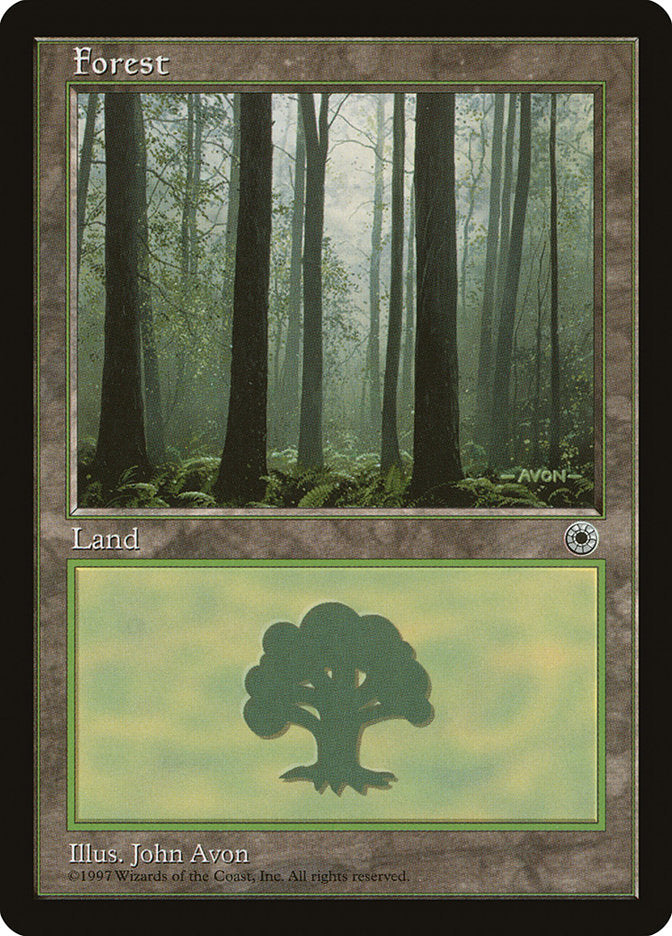 Forest (Three Dark Trees at Front with Lush Ground) [Portal] | A1Comics