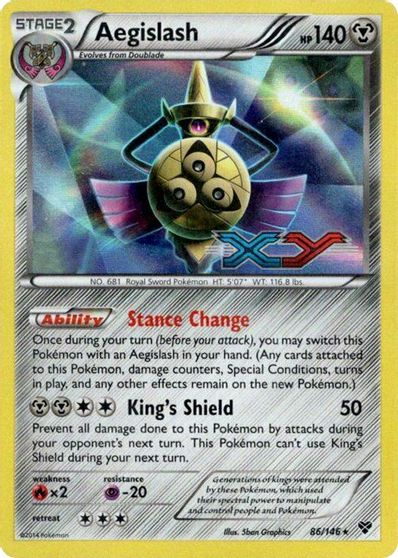 Aegislash (86/146) (Prerelease Promo) [XY: Black Star Promos] | A1Comics