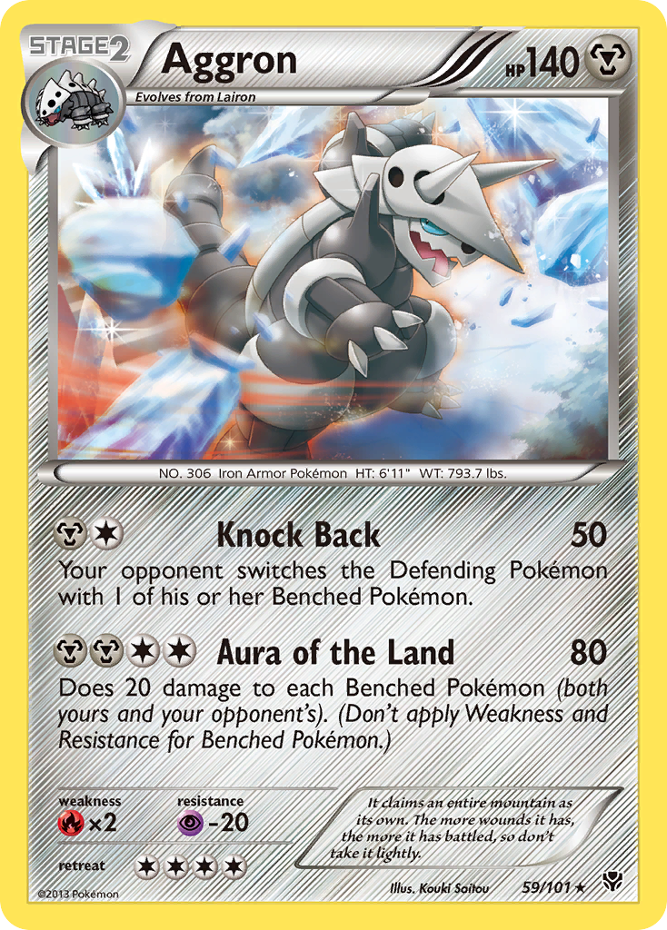 Aggron (59/101) [Black & White: Plasma Blast] | A1Comics