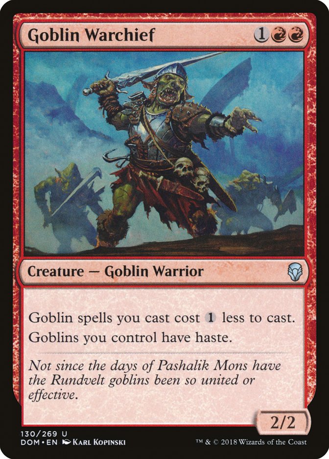 Goblin Warchief [Dominaria] | A1Comics