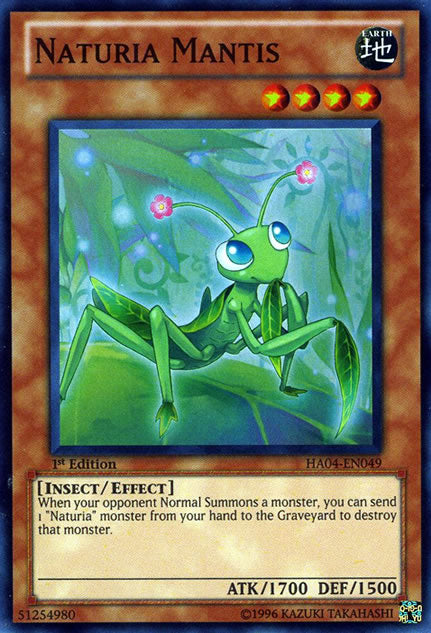 Naturia Mantis [HA04-EN049] Super Rare | A1Comics