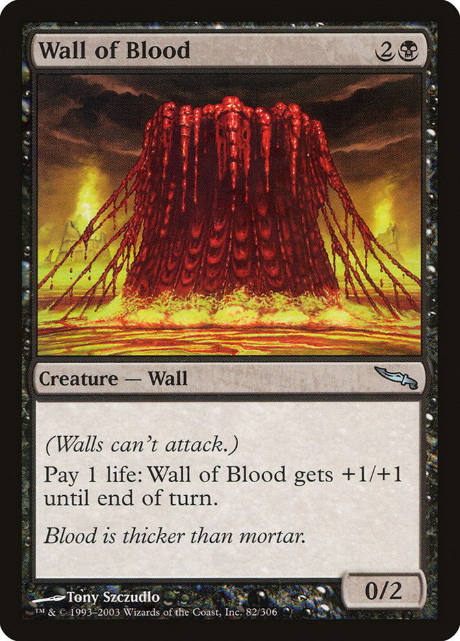 Wall of Blood [Mirrodin] | A1Comics