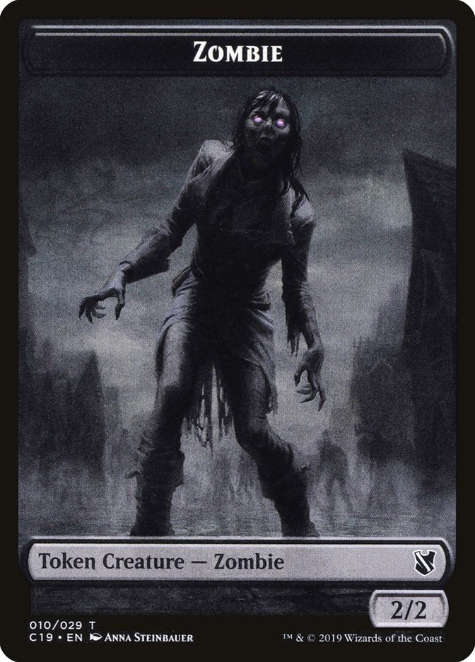 Zombie Token (010/029) [Commander 2019 Tokens] | A1Comics