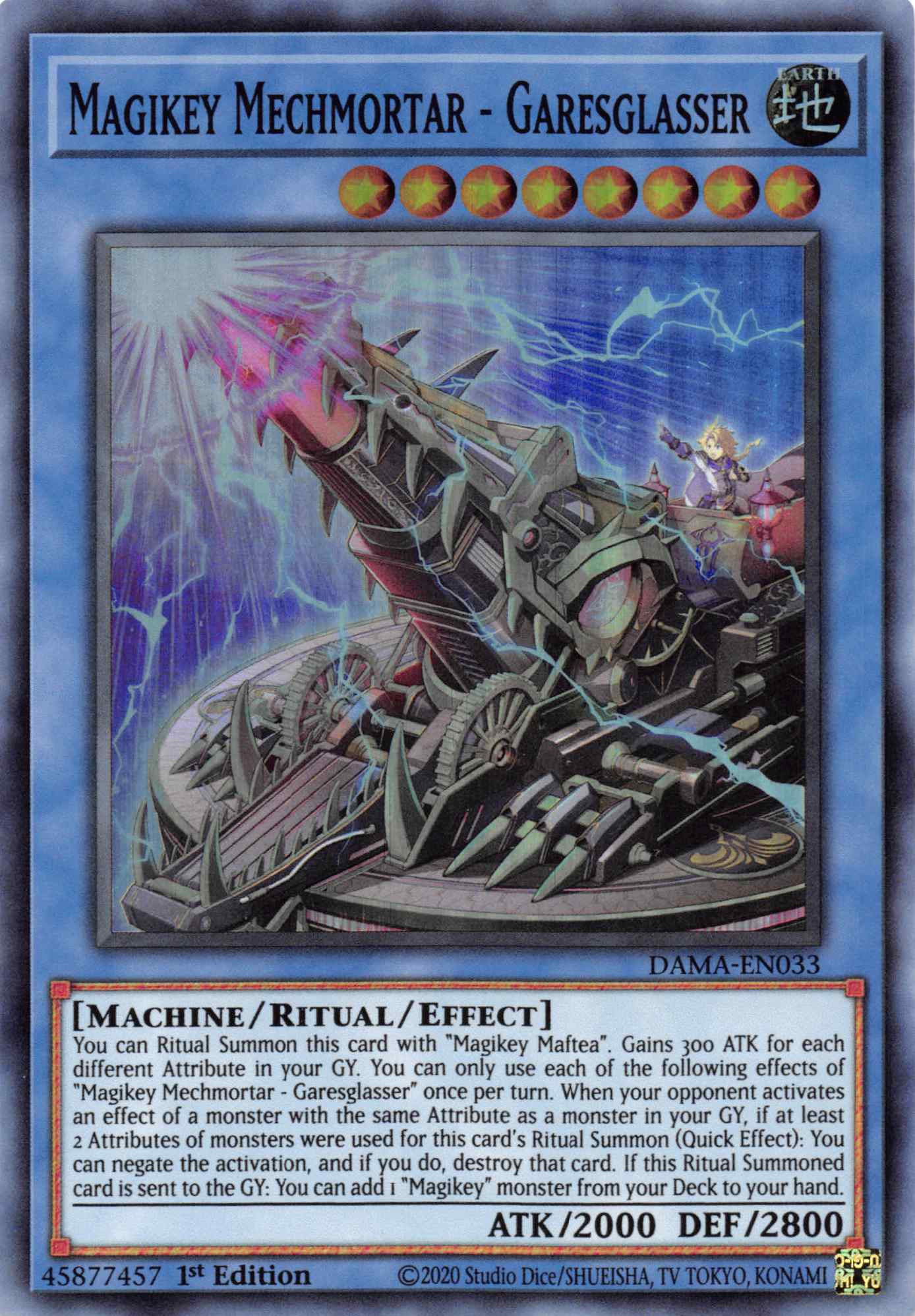 Magikey Mechmortar - Garesglasser [DAMA-EN033] Super Rare | A1Comics