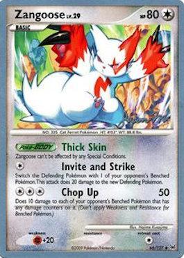 Zangoose LV.29 (66/127) (Queengar - Jason Martinez) [World Championships 2009] | A1Comics