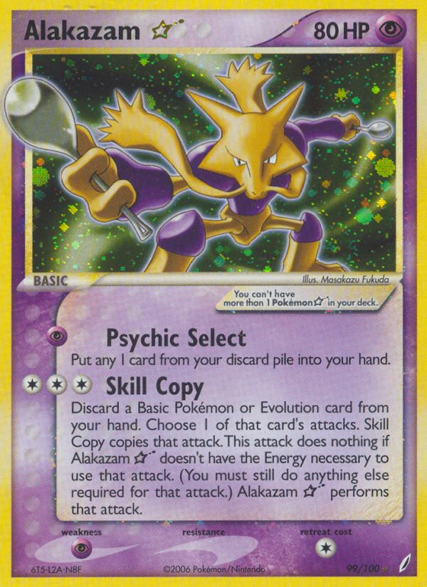 Alakazam Star (99/100) [EX: Crystal Guardians] | A1Comics