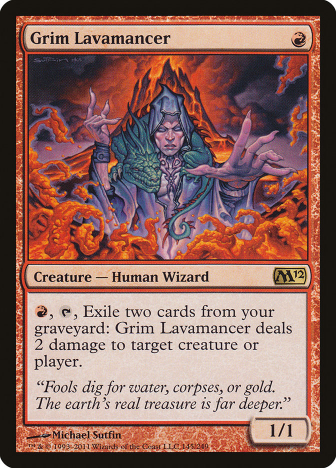 Grim Lavamancer [Magic 2012] | A1Comics