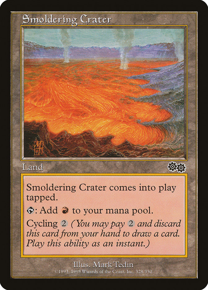 Smoldering Crater [Urza's Saga] | A1Comics