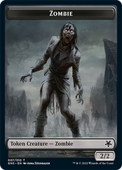 Zombie // Human Soldier Double-Sided Token [Game Night: Free-for-All Tokens] | A1Comics