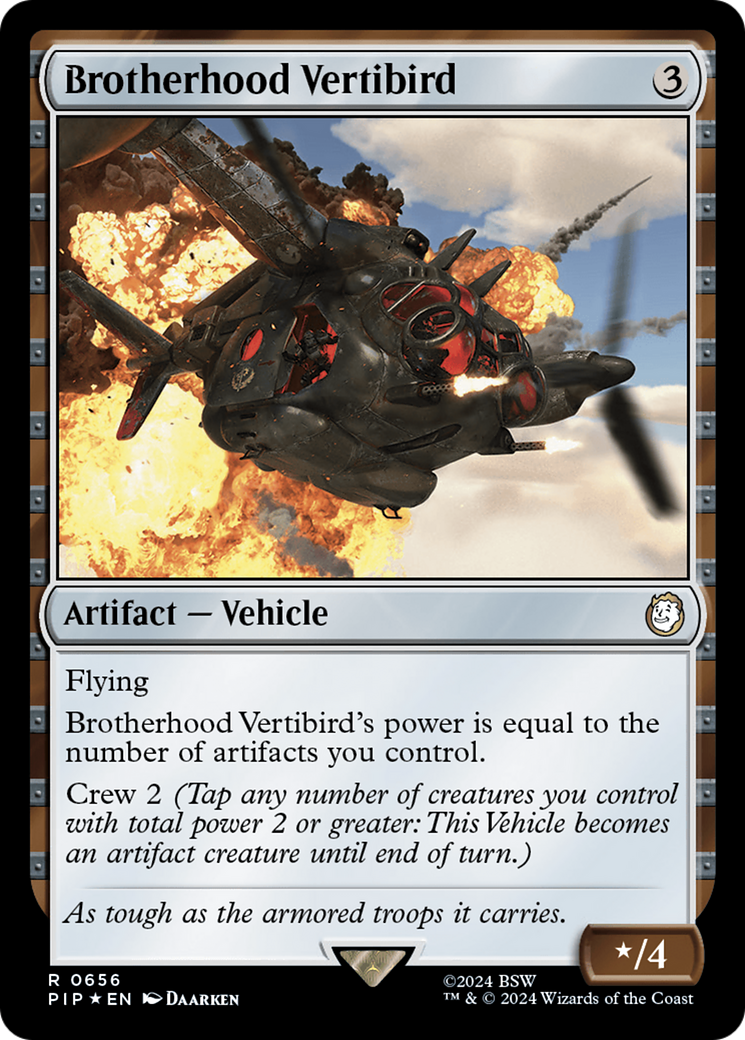 Brotherhood Vertibird (Surge Foil) [Fallout] | A1Comics