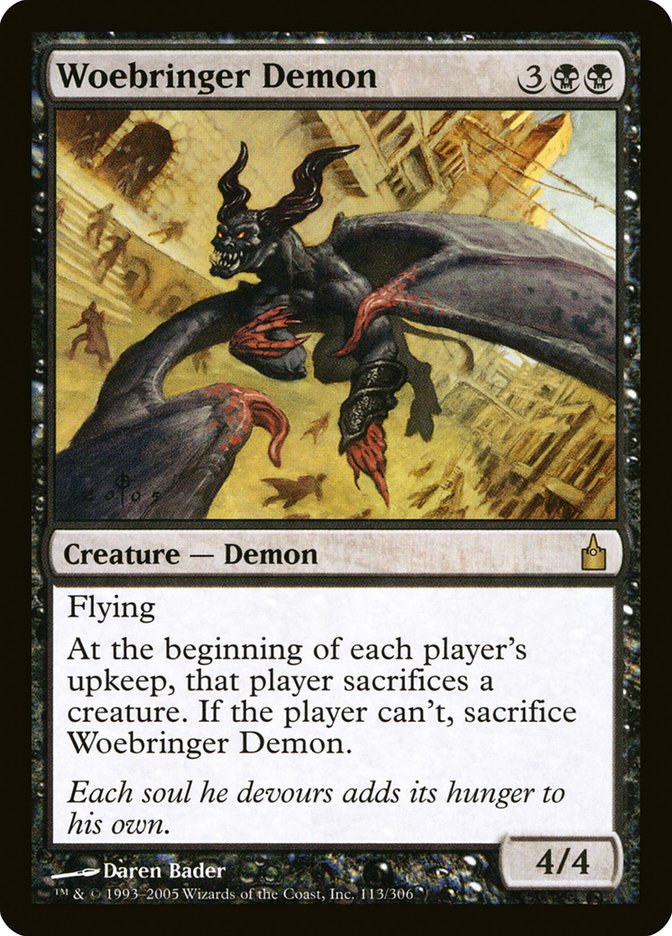 Woebringer Demon [Ravnica: City of Guilds] | A1Comics