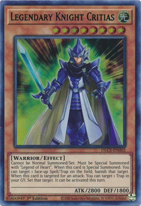 Legendary Knight Critias (Green) [DLCS-EN002] Ultra Rare | A1Comics