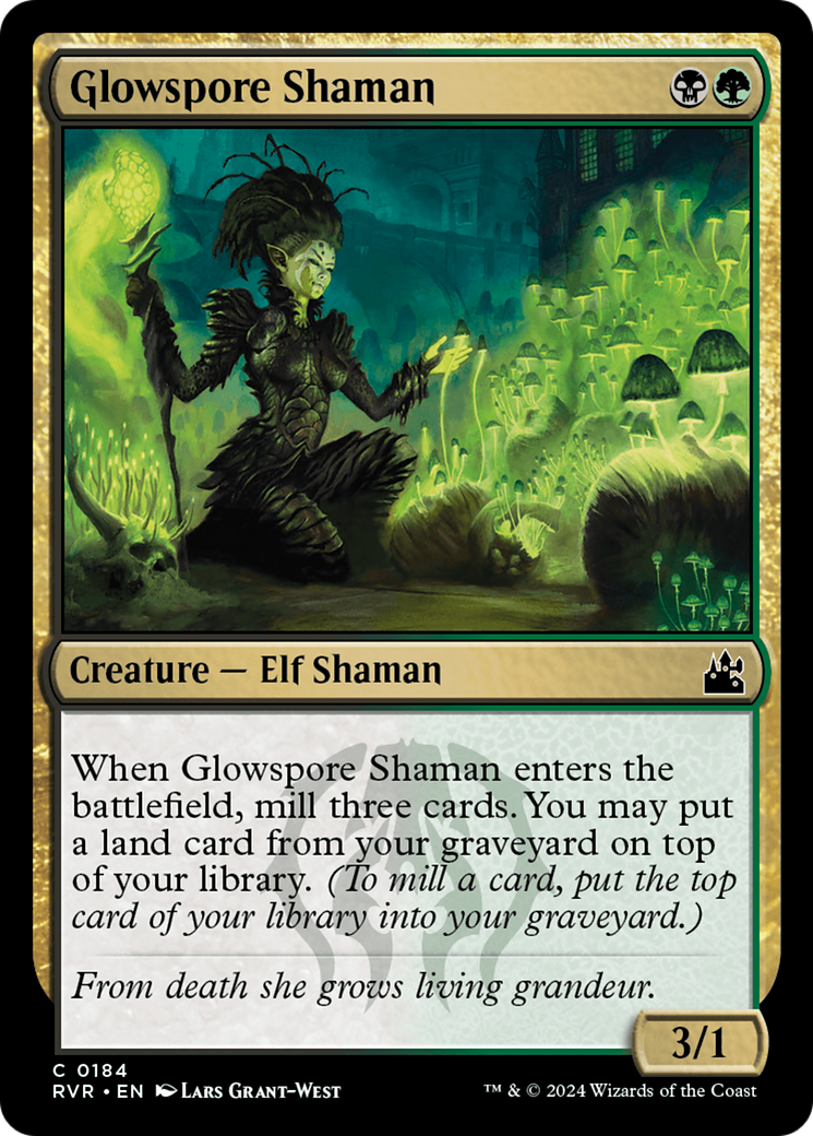 Glowspore Shaman [Ravnica Remastered] | A1Comics