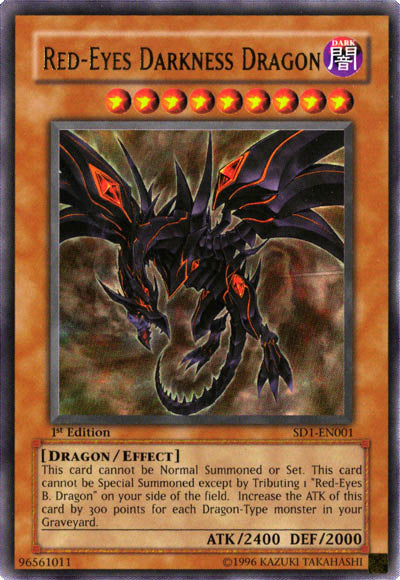 Red-Eyes Darkness Dragon [SD1-EN001] Ultra Rare | A1Comics