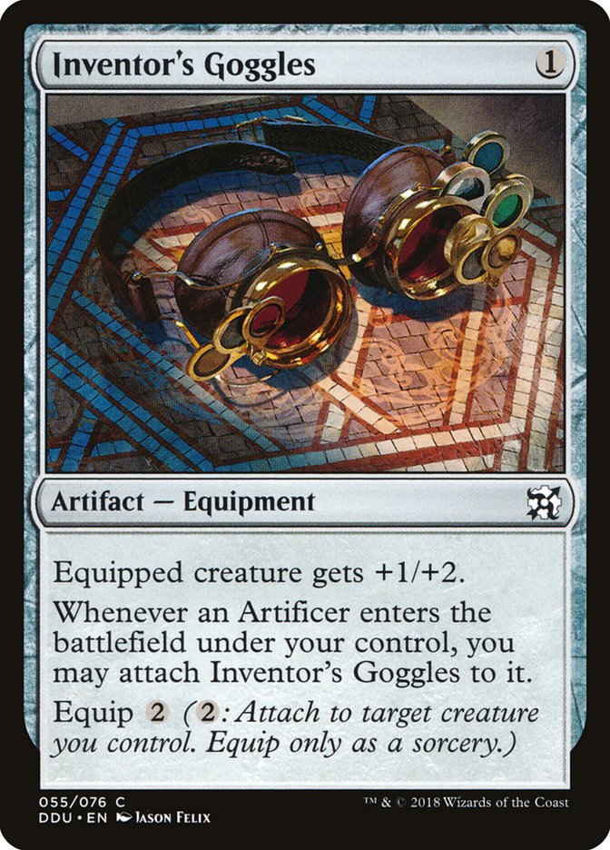 Inventor's Goggles [Duel Decks: Elves vs. Inventors] | A1Comics